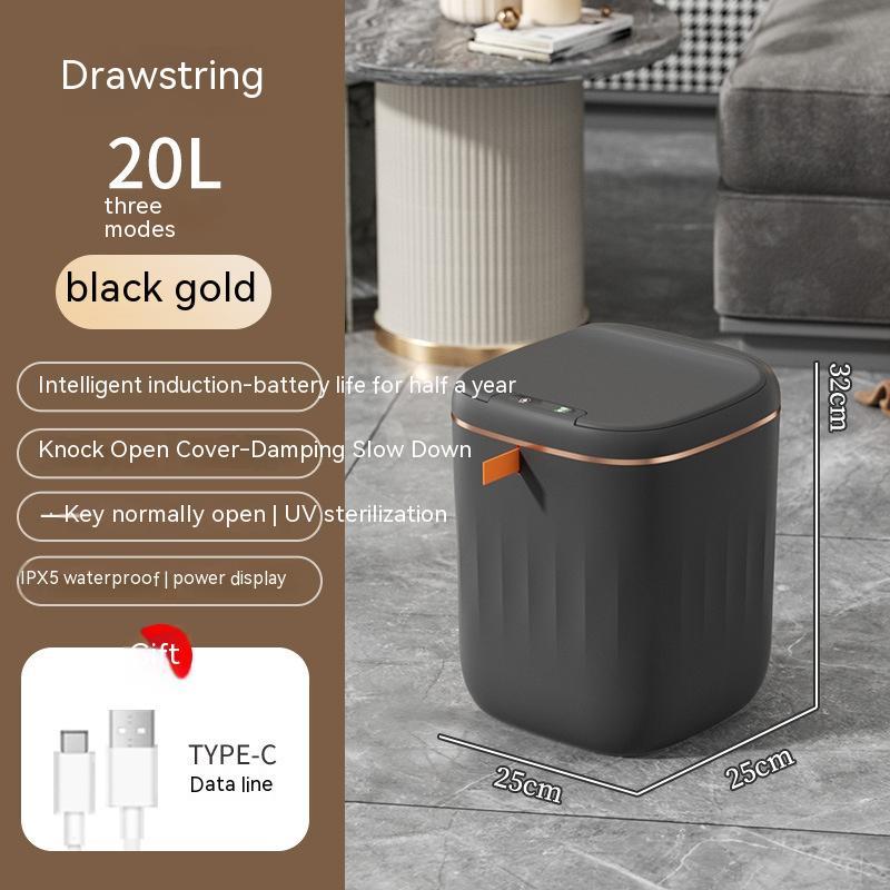 Smart Trash Can With Lid - TDS INC