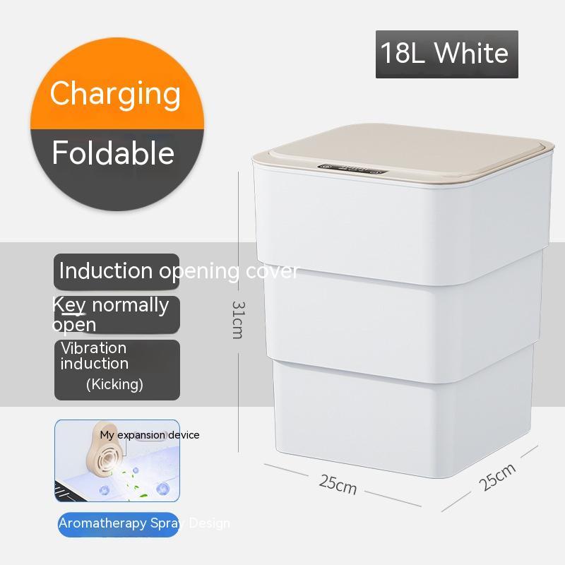 Smart Trash Can With Lid - TDS INC