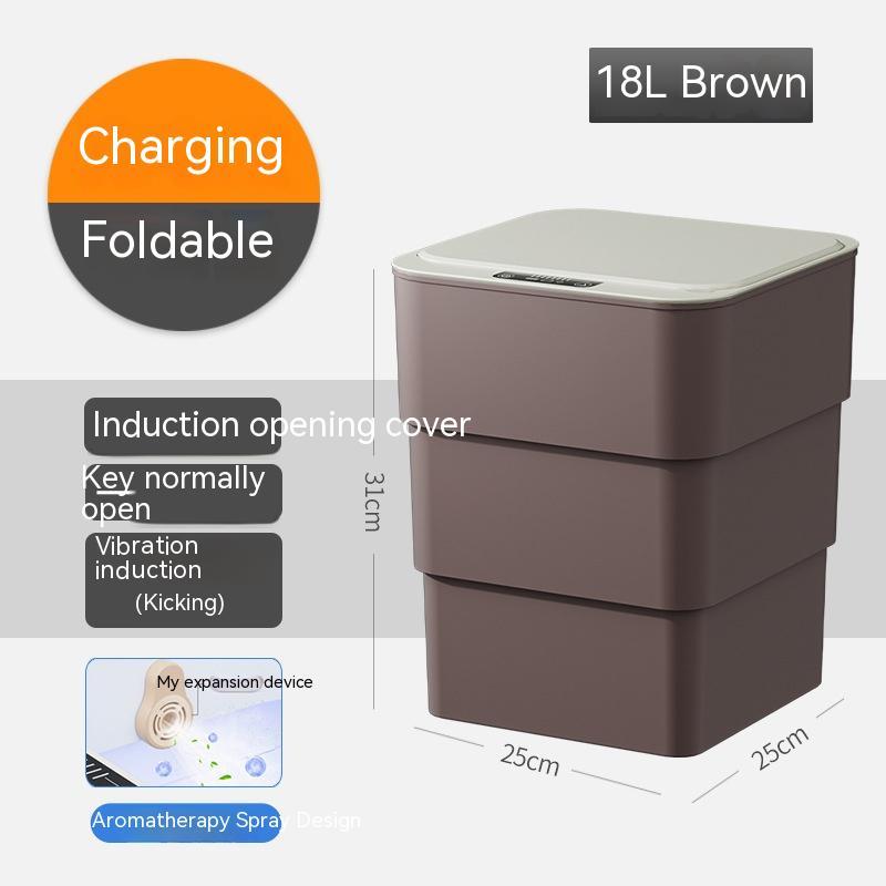 Smart Trash Can With Lid - TDS INC