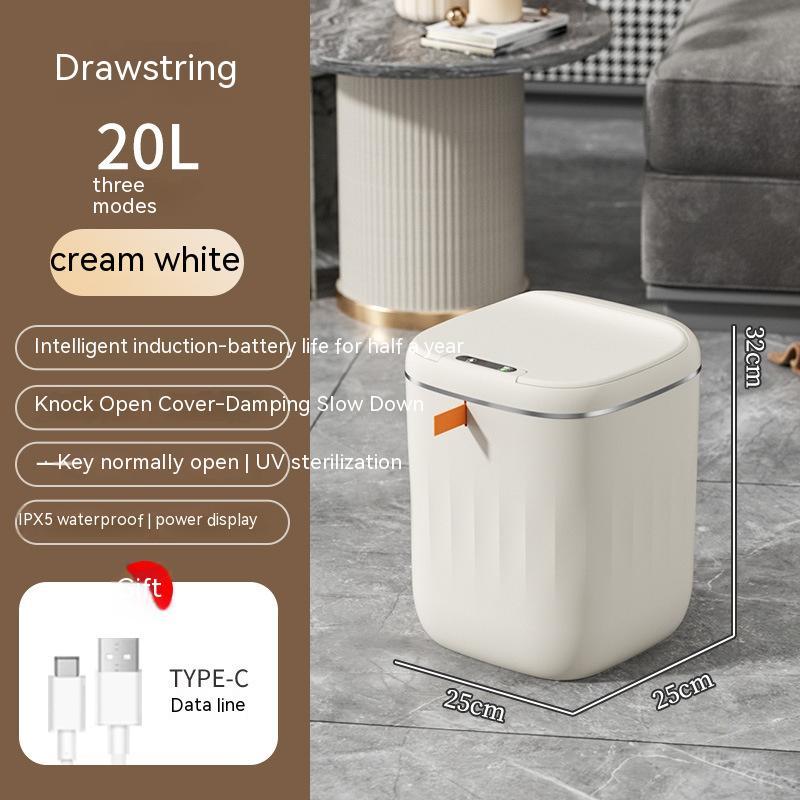 Smart Trash Can With Lid - TDS INC